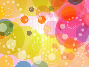 colorful vector background with dots and circles colorful vector ...