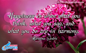 Happiness Quotations in English Language