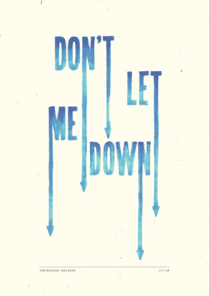 Graphic Design: Hey Jude Lyrics by Stefano Agabio