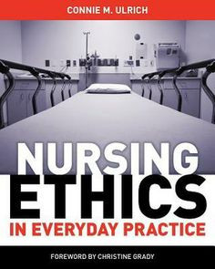 ... nursing ethics or care ethics. Therefore, nurses should equalize the