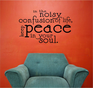 Confusion Life Peace ... )