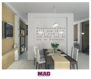 WALL STICKERS:::::Ghandi-Quote nr 1:::