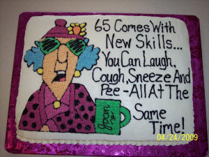 Maxine 65th Birthday Cake