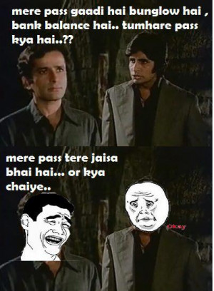 Bollywood Funny Dialogues: Amitabh, Shashi Kapoor from the Movie ...