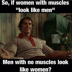 BOM! #arnold #quote #muscles #women #nomuscles #men #fitness # ...
