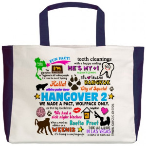 Bangkok Gifts > Bangkok Bags & Totes > Hangover 2 Quotes Beach Tote