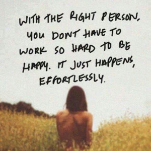 The right person