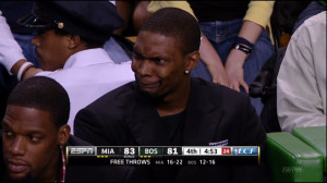 WTF? Chris Bosh’s Ridiculous Facial Expression During 4th Quarter of ...