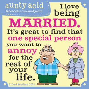 Aunty Acid on Marriage