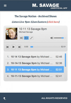 Michael Savage - Savage Nation - screenshot