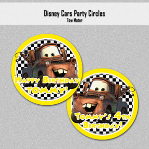 Disney Cars Inspired Cake Toppers: Lightning McQueen - Printable PDF