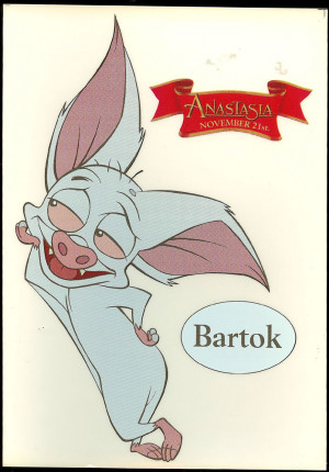 Anastasia, this is about Bartok's adventure before he became Rasputin ...