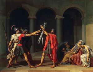 Jacques-Louis David Il giuramento degli Orazi