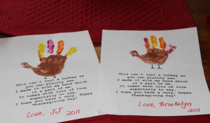 Handprint Turkey Craft