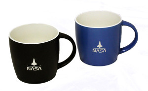 nasa space shuttle patches mug