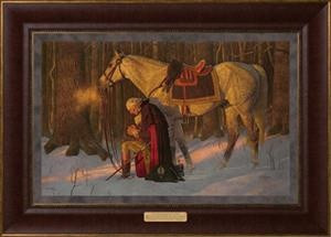 Prayer at Valley Forge - Classic Canvas Giclee - GW Quote #10187