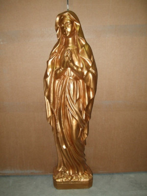 Our Lady of Lourdes (Gold Bronze)