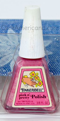 Tinkerbell nail polish!!! Blast from my childhood OH MY GLOB!! Reminds ...