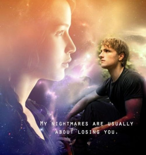 Peeta and Katniss The Hunger Games quote