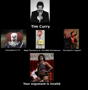 Tim Curry is god