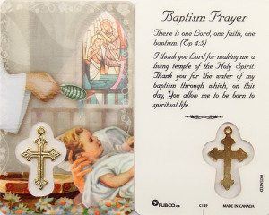 Baptism, Prayer Cards