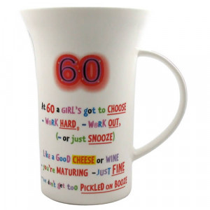 60 Year Old Lady's Birthday Mug & Biscuit Tin Set - alternative image ...