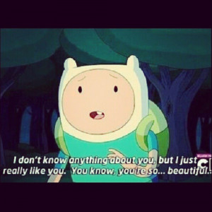 Adventure Time Quotes About Love Finn adventure time quotes