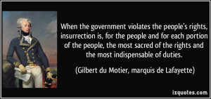 violates the people's rights, insurrection is, for the people ...