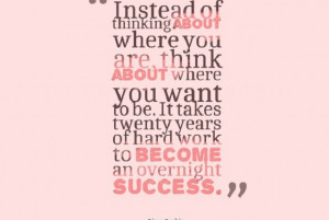 hump day quotes 20 years to become an overnight success