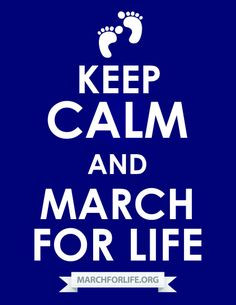 Keep Calm and March for Life More