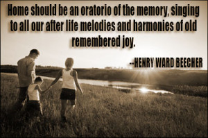 No matter how dreary and gray our homes are, we people of flesh and ...