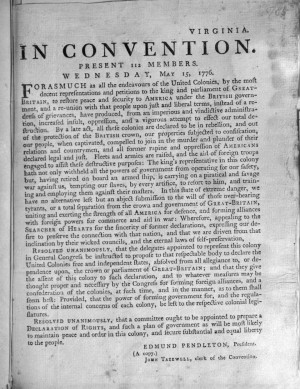 Preamble and Resolution of the Virginia Convention (Quote)