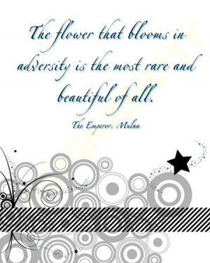 ... Adversity Is The Most Rare and Beautiful of all ~ Inspirational Quote