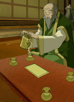 Iroh enjoyed drinking and serving tea.
