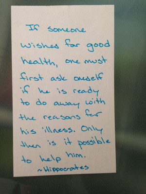 Health Hippocrates quote