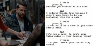 ... Placement Adaptation – Raisin Bran and Silver Linings Playbook