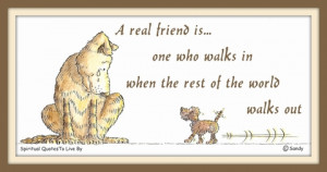 spiritual-quotes-to-li...A real friend is one who walks