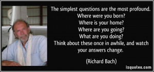 were you born? Where is your home? Where are you going? What are you ...