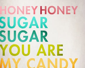 ... quotes words song lyrics nursery decor pink yellow orange sugar sugar