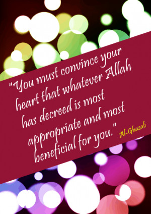 quote about predestination and the heart islamic posters free