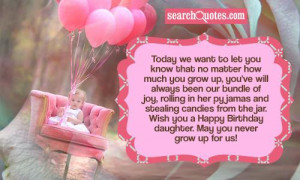 Today we want to let you know that no matter how much you grow up, you ...