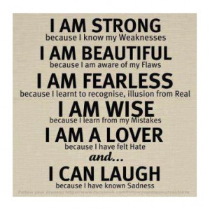 Am Beautiful Quotes For Girls Co i am strong quotes