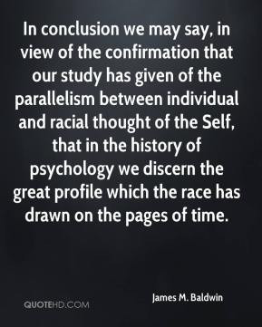 James M. Baldwin - In conclusion we may say, in view of the ...