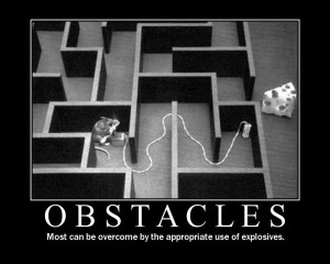 Obstacle..no problem