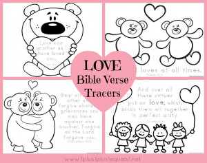 Bible Verse Coloring Pages About Love