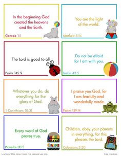 Cap Creations: Free Printable Lunchbox Bible Verse Cards