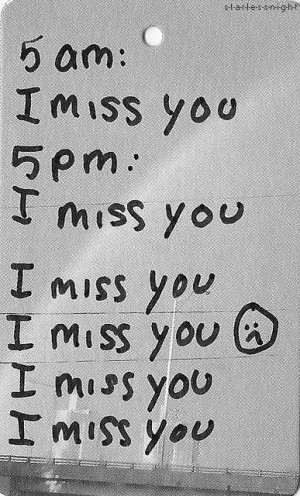 Missing you Quotes