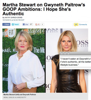 Oh, Martha Stewart. You're just so... lovable.