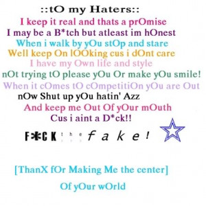 To My Haters I Graphics, Wallpaper, & Pictures for To My Haters I ...