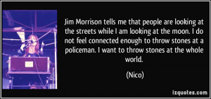 that people are looking at the streets while I am looking at the moon ...